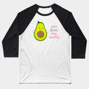 You Guac My World Cute Avocado Boy Couple Design 1 Baseball T-Shirt